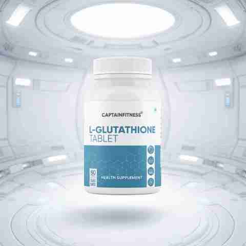CaptainFitness L-Glutathione Tablets with Vitamin C-Pack-2-60 Tab#16 Price in India