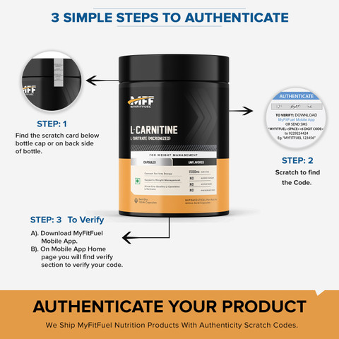 l carnitine 1500 mg weight loss MyFitFuel L-Carnitine L-Tartrate (1500mg) 180 Capsule Price in India