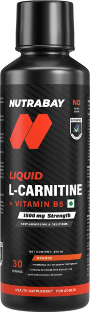 Nutrabay Pro Liquid L-Carnitine + Vitamin B5, Flavor - Orange Price in  India - Buy Nutrabay Pro Liquid L-Carnitine + Vitamin B5, Flavor - Orange  online at Flipkart.com