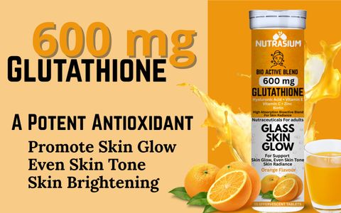 NUTRASIUM L-Glutathione 600 mg with hyaluronic acid for skin whitening and  glow Price in India - Buy NUTRASIUM L-Glutathione 600 mg with hyaluronic  acid for skin whitening and glow online at Flipkart.com