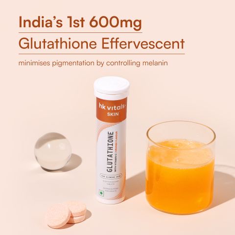 hk vitals Glutathione Effervescent Orange 15 Tablets - Image 6
