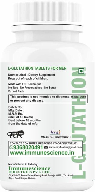 recommended dose of ghk cu hxn Glutathione Tablets To Healthy, Youthful Glow & Skin Whitening For  Men-60 Price in India