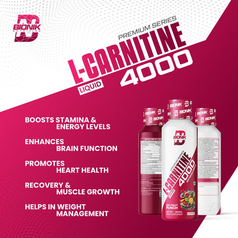BIONIK NUTRITION L-Carnitine 4000 Liquid | 3500mg Fat Burner | Garcinia  Cambogia | Sugar Free Price in India - Buy BIONIK NUTRITION L-Carnitine  4000 Liquid | 3500mg Fat Burner