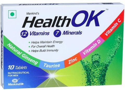 Health Ok Tablets (Lemon Flavour) (10 Tab) Price in India - Buy