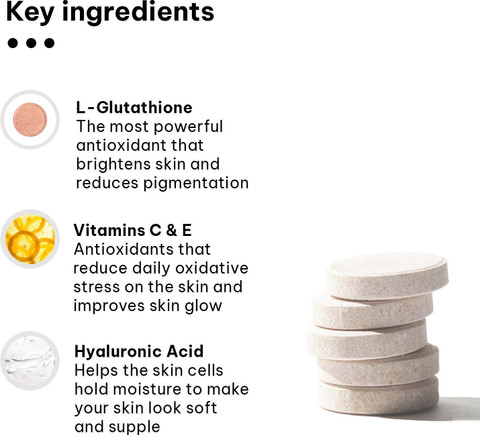 is glutathione the most powerful antioxidant HEALTHKART HK Vitals Glutathione Skin Glow Effervescent Tablets with  Vitamin C & E, Mango Price in India