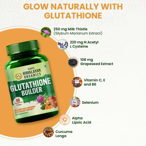 himalayan organics glutathione builder Vlado's Himalayan Organics Glutathione Builder - 60 Veg Tablets Price in  India - Buy Vlado's Himalayan Organics Glutathione Builder