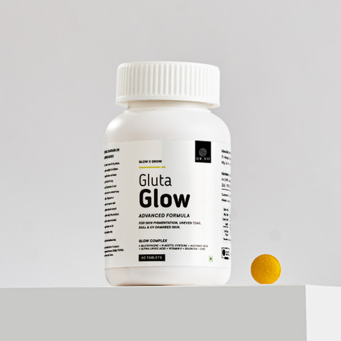 Dr.Su Gluta Glow | 500mg L Glutathione + Vit C, E, Zinc, Selenium, NAC | 60  Caps x 2 Price in India - Buy Dr.Su Gluta Glow