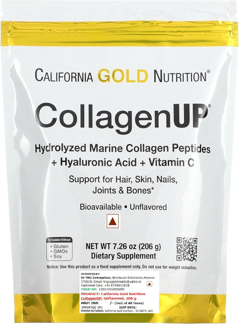 California Gold Nutrition CollagenUP, Hydrolyzed Marine Collagen