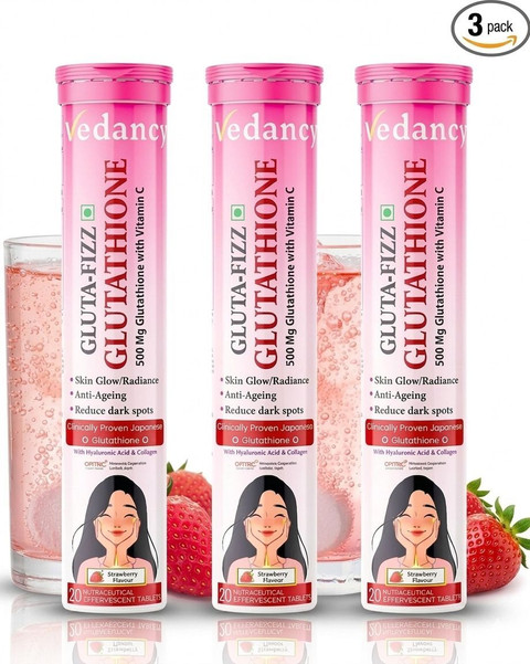 kirkland vitamins with glutathione vedancy GlutaFizz 500mg Effervescent Tablets Vitamin C, Hyaluronic Price in India Review Option:WITH REVIEW CORE IMMUNE CARE Daily Skydell Medical