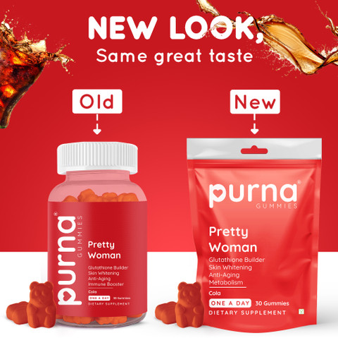 Purna Gummies Glutathione Cola Flavor Gummies For Skin Whitening & Immune  Booster Price in India - Buy Purna Gummies Glutathione Cola Flavor Gummies  For Skin Whitening & Immune Booster online at Flipkart.com