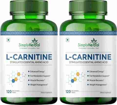 l carnitine 500mg tablets price in india Simply Herbal L- Carnitine Tablet 500mg - (Amino Acid for Muscle, Brain &  Heart) Price in India - Buy Simply Herbal L- Carnitine Tablet 500mg