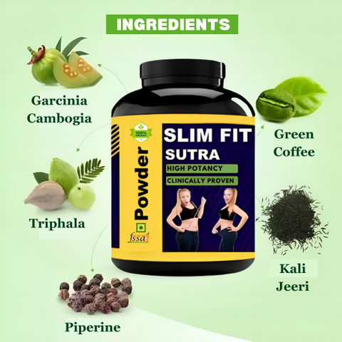 hindustan herbal Slim Fit Sutra, Weight Loss Burn Body Fat, Powder