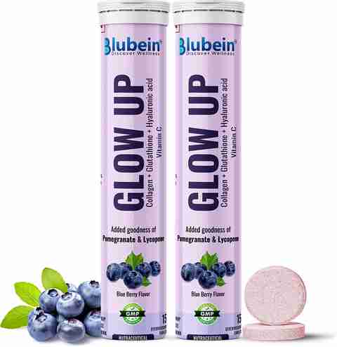 Blubein Glow Up - Radiant Skin Care Drink |Glutathione, Hyaluronic Acid & Youthful Skin Price in India - Buy Blubein Glow Up