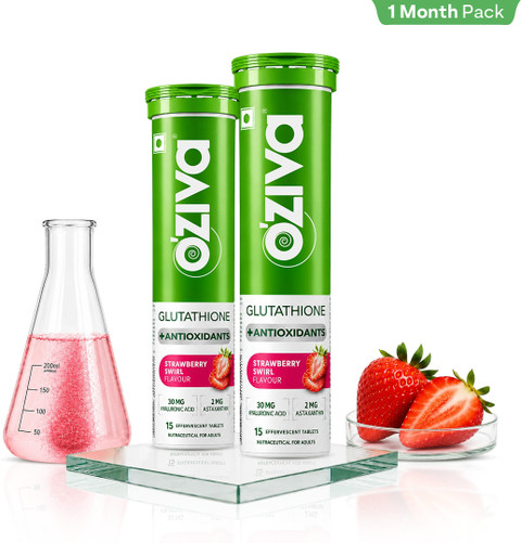 strawberry glutathione 600mg & Vitamin C 40mg Flavoured Effervescent Tabs Support your future wellness with an ultra Glutathione Effervescent Tablets- Strawberry Flavor