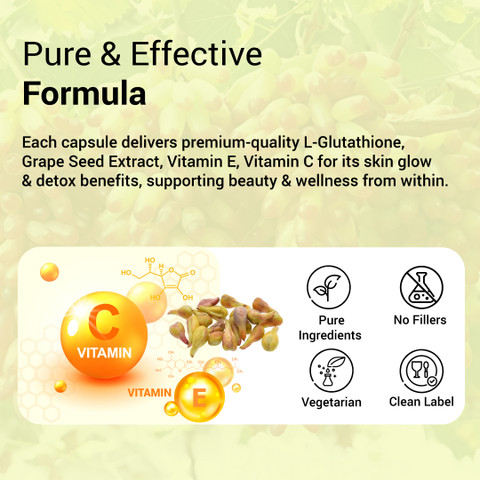l glutathione with vitamin c benefits L Glutathione and Vitamin C from Amla Extract Combo Pack for Skin Health 30  Tabs