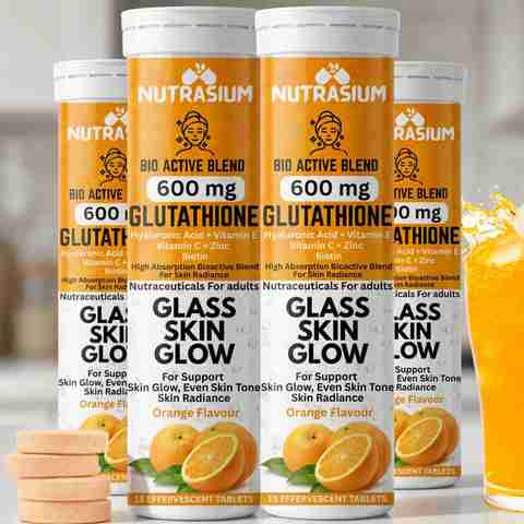 glutathione mg whitening NUTRASIUM L-Glutathione 600 with hyaluronic acid for skin and glow Price in India Pack Size:500ml 1 Vitamin B12 Patches immunity