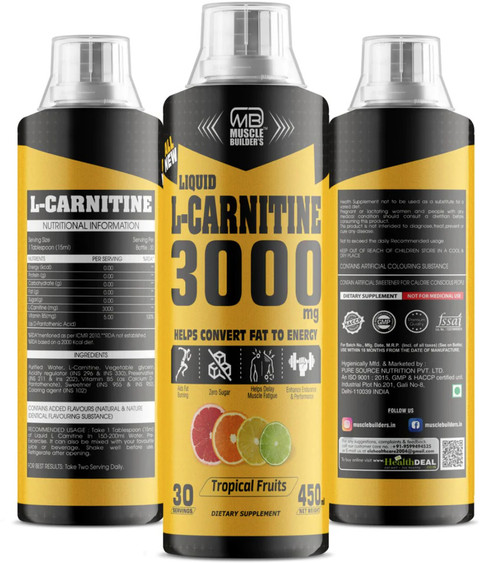 MB MUSCLE BUILDER'S L-Carnitine to Improve Athletic Performance and Weight  Management With Fat Loss Price in India