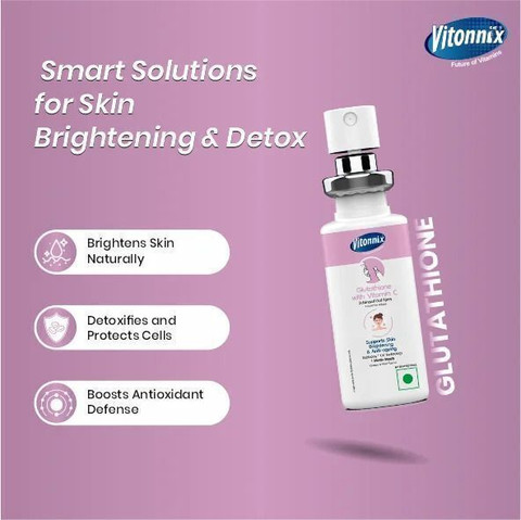 glutathione oral spray for skin whitening Vitonnix Glutathione Sublingual Oral Spray Price in India