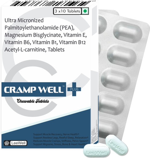 crampwell +Plus Nerves & Muscle Cramps, Contraction Pain Relief, L carnitine+Magnesium+PEA  Price in India - Buy crampwell +Plus Nerves & Muscle Cramps, Contraction  Pain Relief, L carnitine+Magnesium+PEA online at Flipkart.com