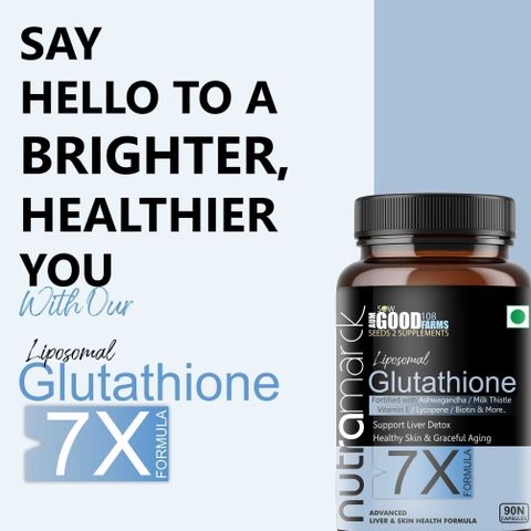NUTRAMARCK Liposomal Glutathione 7X Capsules | Advanced Skin Brightening &  Detox Formula Price in India - Buy NUTRAMARCK Liposomal Glutathione 7X  Capsules