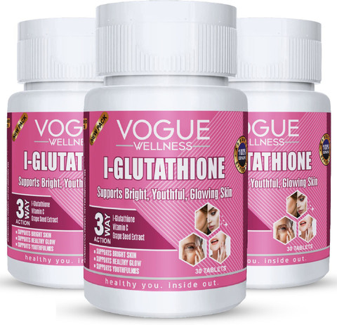 Vogue Wellness L-Glutathione Vitamin C For Glowing Skin Price in India