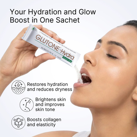Glutone Hydra Mouth Melt Setria Glutathione & Ceramosides for Dry&Glowing Hydrated Skin Price in India