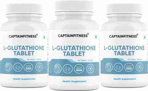 CaptainFitness L-Glutathione Tablet For Glowing Skin-Reduce Pigmentation  For Men & Women|046| Price in India - Buy CaptainFitness L-Glutathione  Tablet For Glowing Skin-Reduce Pigmentation For Men & Women|046| online at  Flipkart.com