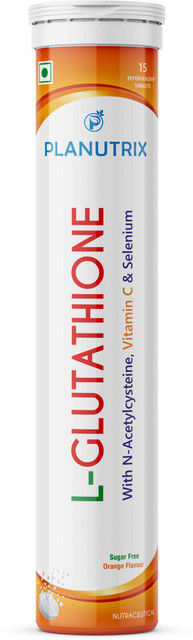 PLANUTRIX L-Glutathione 1000mg Effervescent Tablets with N-Acetyl  L-Cysteine, Vitamin C Price in India - Buy PLANUTRIX L-Glutathione 1000mg  Effervescent Tablets with N-Acetyl L-Cysteine, Vitamin C online at  Flipkart.com