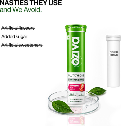 oziva acv glutathione | Here's what makes our OZiva Bioactive Gluta a highly effective solution! We've done months of in-house trials, brainstorming and research OZiva | Our fizzy new