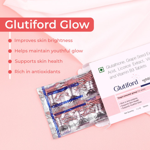 Leeford Glutiford Tablets with Glutathione, Vitamin C&E for Skin Glow & Radiance Price in India - Buy Leeford Glutiford Tablets with Glutathione, Vitamin C&E for Skin Glow & Radiance online at Flipkart.com Leeford Glutiford Tablets with Glutathione, Vitamin C&E for Skin Glow & Radiance Price in India - Buy Leeford Glutiford Tablets with Glutathione, Vitamin C&E for Skin Glow & Radiance online at Flipkart.com