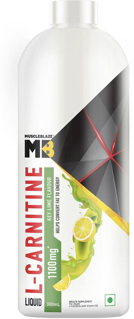 l carnitine 1100 mg MUSCLEBLAZE Liquid L-Carnitine 1100 mg (Lemon Lime, 300 ml) Price in India