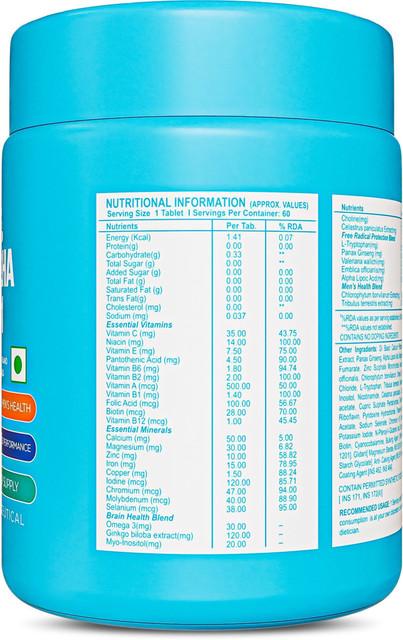 HEALTHFARM Alpha men immunity multivitamins with antioxidants