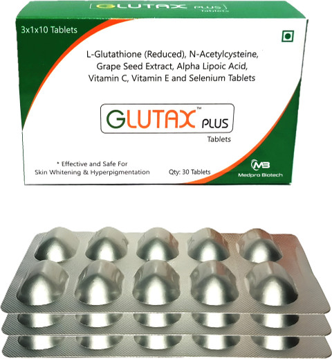 Glutax Glutathione for Skin Whitening, Hyperpigmentation, Melasma, Wrinkles  & Freckles Price in India - Buy Glutax Glutathione for Skin Whitening,  Hyperpigmentation, Melasma, Wrinkles & Freckles online at Flipkart.com