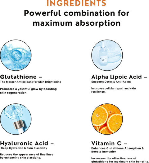 l glutathione skin benefits L-Glutathione — Master Antioxidant for Detox, Cellular Defense & Skin –  Solensis main image 1