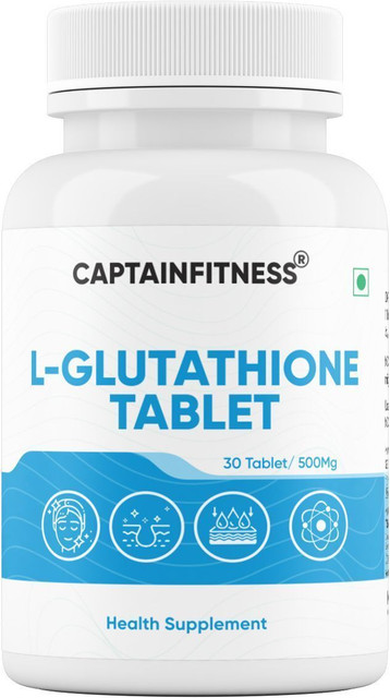 CaptainFitness L-Glutathione For Skin Brightening Tablets | Antioxidant &  Detox Support | Price in India - Buy CaptainFitness L-Glutathione For Skin  Brightening Tablets | Antioxidant & Detox Support | online at Flipkart.com