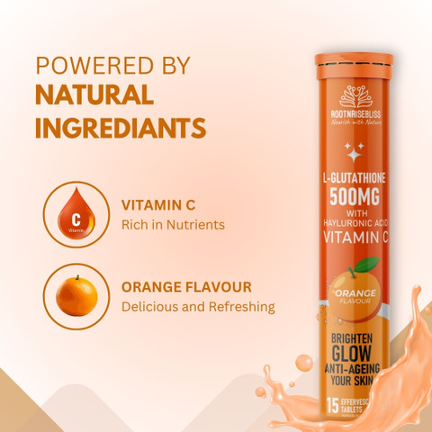 glutathione with vitamin c orange flavour Sanfe Effervescent Tablets, + L (Orange) Setu Orange Flavour Skin Renew