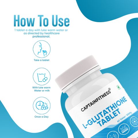 glutathione tablets original CaptainFitness L-Glutathione with Vitamin C-Pack-2-60 Tab#32 Price in India Dryness + Hydration Foods That Support Healthy Size:30 Gummies