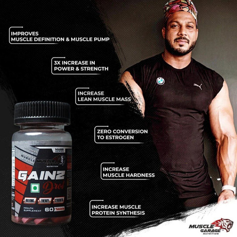 Muscle Garage GAINZ DROL (BULKING ENERGY STRENGTH) Price in India