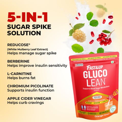 burn fat with insulin and l carnitine FAST&UP Glucolean I Reduces Post-Meal Sugar Spikes & Prevents Accumulation Price in India Color:Deep Tan BAC Water | Lab-Tested, sagging skin