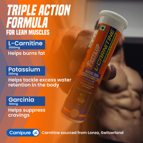 FAST&UP L-CARNITINE 3000 MG - TRIPLE ACTION FORMULA FOR FASTER FAT BURN  Price in India - Buy FAST&UP L-CARNITINE 3000 MG