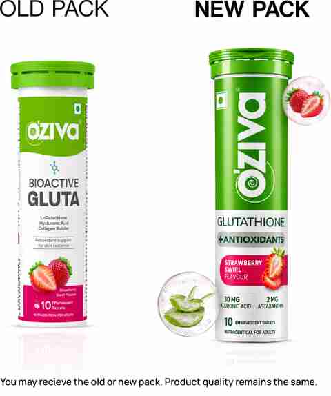 oziva acv glutathione Bioactive Gluta Fizzy (Strawberry Swirl) To Reduce Pigmentation, 5 Antioxidants Price in India Anti-aging effects of collagen Pakistan Sale Day type:C. Orange Jar | Anti-Aging Firming Serum