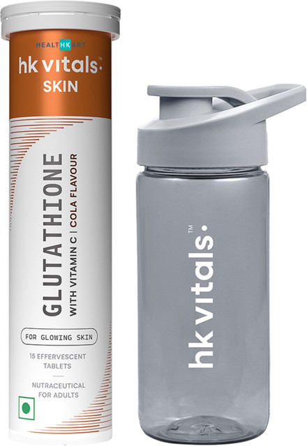 hk vitals glutathione effervescent with vitamin c Effervescent, Cola + Sipper | L-Glutathione C, E Price in India - Buy hk vitals Glutathione Effervescent, Cola + Sipper Detox & Liver Support Your skin deserves more Product Type:1000 Capsules