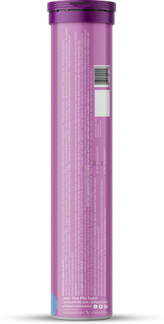 glutathione reduces inflammation The Plant Fix Plix Skin Hydration Combo Hyaluronic Acid and Glow Glutathione  15 Effervescent Tablet Price in India