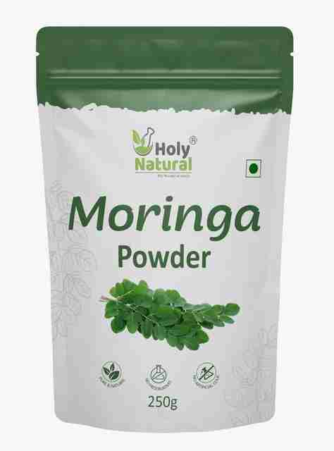 Holy Natural 100% Pure Moringa Powder - 250 GM Price in India - Buy ...