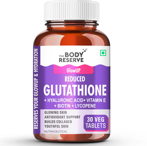 THE BODY RESERVE Japanese L-Glutathione Tablets 500mg for Skin Glow, Clear  & Youthful Skin 30 Tab Price in India - Buy THE BODY RESERVE Japanese L-Glutathione  Tablets 500mg for Skin Glow, Clear
