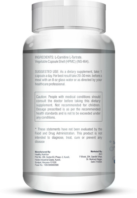 l carnitine for brain health Acetyl-L Carnitine 500 mg, Amino Acid, Suppots Brain & Nerve Health, N –  Heivy