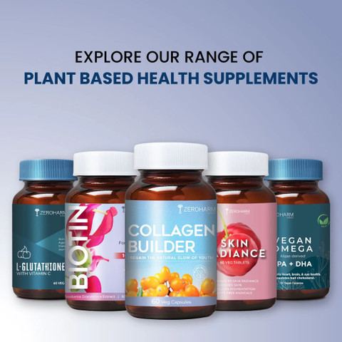 ZEROHARM Collagen Builder for Skin Glow,Firmness, Radiance, Hair Strength &  Healthy Aging Price in India - Buy ZEROHARM Collagen Builder for Skin  Glow,Firmness, Radiance, Hair Strength & Healthy Aging online at  Flipkart.com