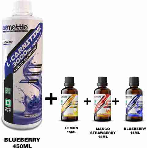 getmymettle L Carnitine Liquid|Fat Burner|3000mg|Vitamin B5|450+15+15+15ml|Blueberry|  Price in India - Buy getmymettle L Carnitine Liquid|Fat  Burner|3000mg|Vitamin B5|450+15+15+15ml|Blueberry| online at Flipkart.com
