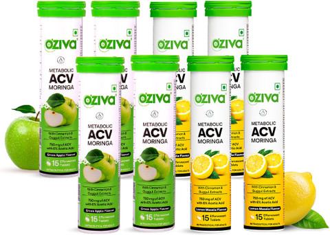 OZiva ACV Moringa(Green Apple Lemon Masala) To Control Cravings