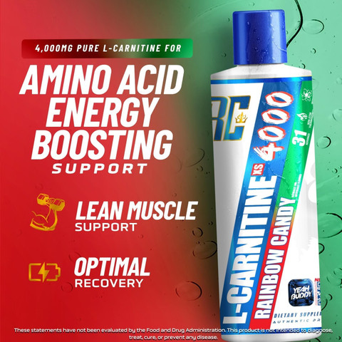 RONNIE COLEMAN Rainbow Candy Signature Series L-Carnitine 4000 Liquid|Stimulant  Free|Sugar Free Price in India - Buy RONNIE COLEMAN Rainbow Candy Signature  Series L-Carnitine 4000 Liquid|Stimulant Free|Sugar Free online at  Flipkart.com